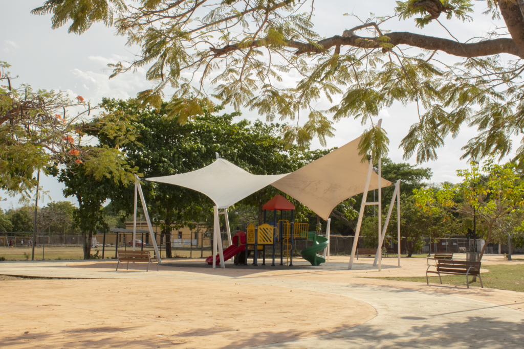 Children's playground. Xcumpich park